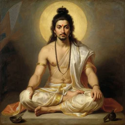 male, hinduism, painting by gaston bussiere, greg rutkowski, j. c. leyendecker, artgerm