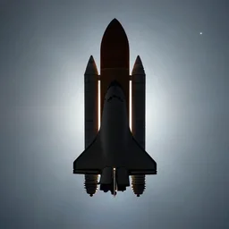deep space astrophotography by nasa, silhouette of spacehip