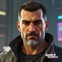 portrait of a cyberpunk gentleman with a salt and pepper goatee, fantasy, art gta 5 cover, official fanart behance hd artstation by jesper ejsing, by rhads, makoto shinkai and lois van baarle, ilya kuvshinov, ossdraws
