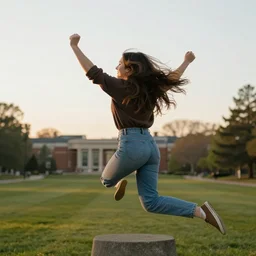 escaping college and finally being free