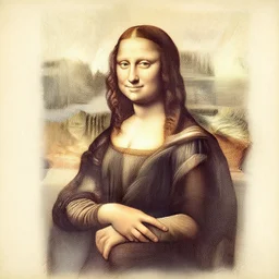 antique leonardo da vinci sketch
