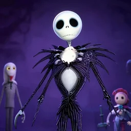 nightmare before christmas movie still frame by yuko shimizu by takashi murakami, by beksinski by wayne barlowe