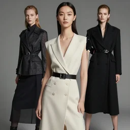 an elegant fashion model, fashion editorial