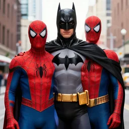 Batman, that's half Spiderman