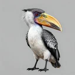 picasso portrait of a shoebill