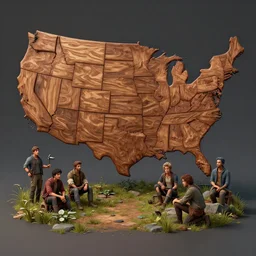 photo the last us part 2 wood : 5 4 k rtx hdr volume light concept studio matte painting environement digital illustration fanart artstation by eytan zana and balazs agoston, jad saber, aaron limonick, pablo dominguez and florent lebrun and robby johnson