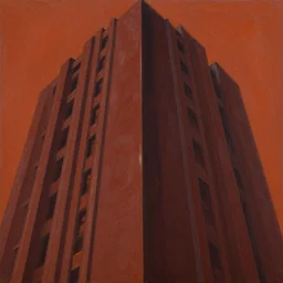 painting of architecture in the style of yuichi yokoyama, heavy, rich, smooth, jagged, 4 k, line brush