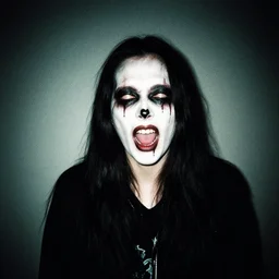 analogue horror screamer, high contrast