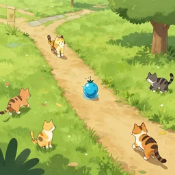 cats failing at pathfinding because suprise water grenade