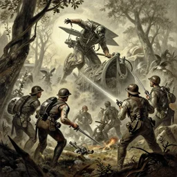 war of the worlds by greg rutkowski