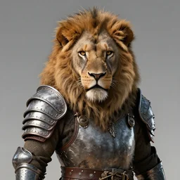 lion barbarian warrior portrait in armor, high resolution quality extremely detailed 8k intricate sticker precise sharp color lineart from hell