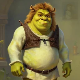 shrek as lionel messi, highly detailed, digital painting, artstation, concept art, smooth, sharp focus, illustration, art by artgerm and greg rutkowski and alphonse mucha