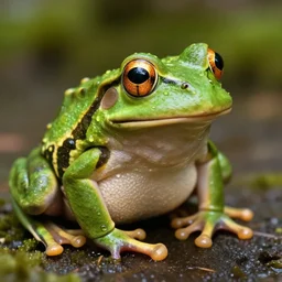 incredibly handsome frog