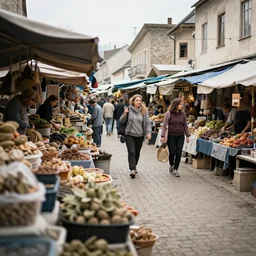an old marketplace by Ilona Reny, sharp image, no blur, 24 F-Stop