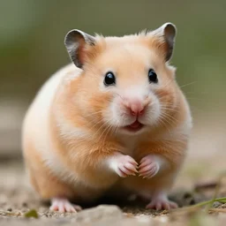 photo of a hamster as princess leia, unedited,, sharp focus, 8 k