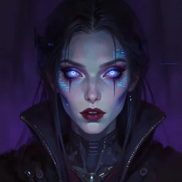 « a portrait o cyberpunk rasputin, glowing eyes, a digital painting by charlie bowater, featured on cgsociety, fantasy art, behance hd, wiccan, artstation hd »