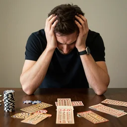 Depressed Canadian gambling away on lotto tickets