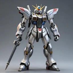 perfect warrior mecha, metalic, realistic