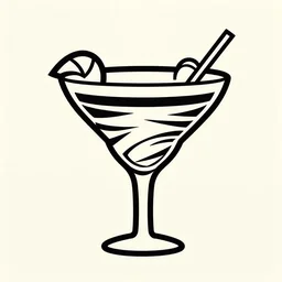 daiquiri shaped like a spiral tornado! spiral tornado! spiral tornado! logo for daiquiri, superflat, anime, 8 0 s aesthetic, style of patrick nagel, art deco, sharp, detailed, clean lines, 8 k