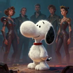 epic professional digital art of alien snoopy, atmospheric lighting, painted, intricate, detailed, by leesha hannigan, wayne haag, reyna rochin, ignacio fernandez rios, mark ryden, iris van herpen, best on artstation, cgsociety, epic, stunning, gorgeous, much wow, cinematic, masterpiece