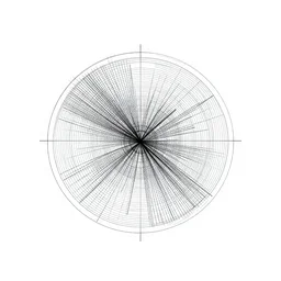 complex graph diagram blueprint, 7200 dpi scan