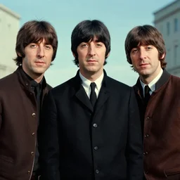 The Beatles, Sgt Peppers era, rendered in octane, rendered in vray, rendered in Arnold, insanely detailed, photorealistic, cinematic, global illumination