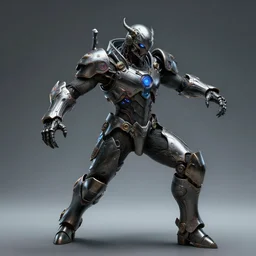 a portrait of a evil armour dancing techno - style, cyberpunk concept art, trending on artstation, highly detailed, intricate, sharp focus, digital art, 8 k