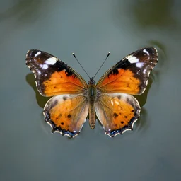 butterfly shaped water