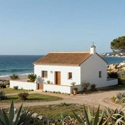 a secluded home in spain along the coast, beautiful scenery