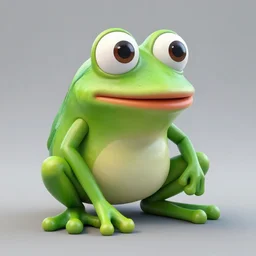 pepe frog, 3d render