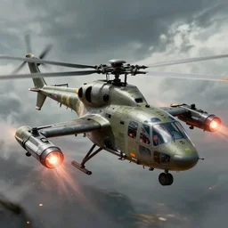 military drone helicopter, with plasma guns, apocalyptic, by jon aaron kambeitz, katsuhiro otomo, heng z, concept art, insanely detailed, raytracing, octane, unreal engine, trending on artstation