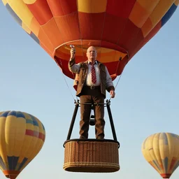 walter white as a hot air balloon