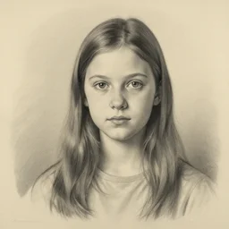 A decent young girl portrait by Terry Redlin.