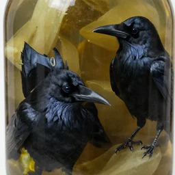 pickled crows, graphic detail