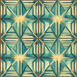 Seamless geometric pattern in retro style Art Deco