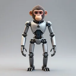 a centered uncut fullbody frontview portrait of a robotic monkey headed biomechanical creature by clogtwo and subjekt zero feat paul lewin. intricate detailed sharp clean textured very ornated. indian style tapestry design. lowbrow color palette