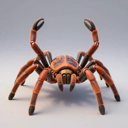 anthropomorphic tarantula overwatch portrait 3D
