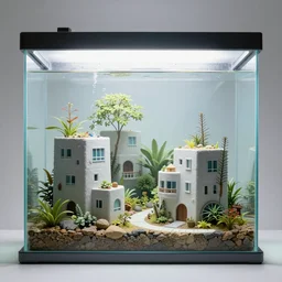 habitat 67 inside of an aquascape