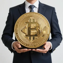 crypto bussinesman, award winning photo, 8K quality