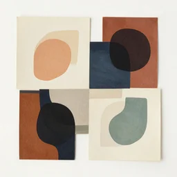 Mid Century Modern Minimalist Abstract Art, Collage, by Darla Mckenna, trending on Saatchi Art