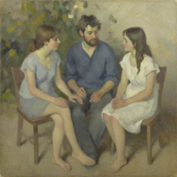 good times when all else fails. oil on canvas, private collection.