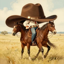 cowboy, western art