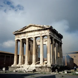 thick clouds, smoke,!!! colorized, pompeii temple, dramatic light, ultrafine, hyperrealistic, 3 2 k, 3 5 mm film still, movie