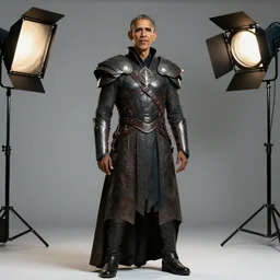barack obama cosplaying as the high king of skyrim, professional, studio lighting, studio quality