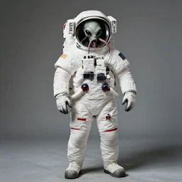 extremely detailed studio portrait of space astronaut, alien tentacle protruding from eyes and mouth, alien tentacle breaking through helmet visor, helmet is off, full body, soft light, disturbing, shocking news, award winning photo by james van der zee