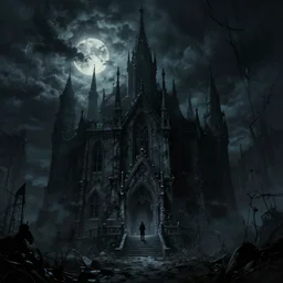 the night of doom, despairpunk, dark world, wallpaper fantasy art