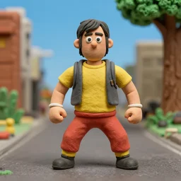 Rambo in claymation
