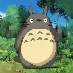 a still of totoro in studio ghibli's Only Yesterday 1991 animation by Dice Tsutsumi, Makoto Shinkai, Studio Ghibli