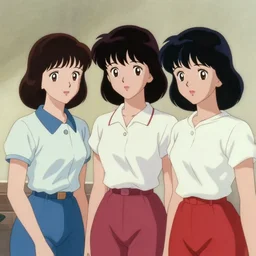a film still of a 1 9 5 0's anime girls in spacesuits from ufo at another planet, full body mid shot, perfect art, trending on pixiv fanbox, painted by gaston bussiere, makoto shinkai, akihiko yoshida, craig mullins, studio ghibli