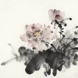 zen flowers ink